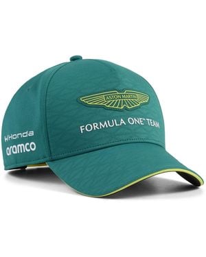 PUMA X Aston Martin Aramco F1 Team Replica Team Baseball-Cap, Accessoires - Grün
