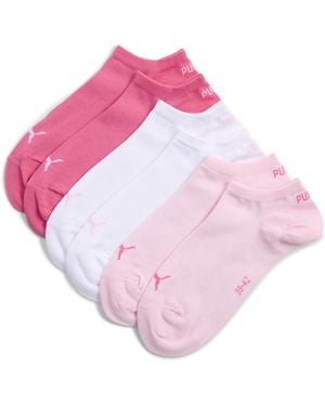 PUMA Uniseks Sneakersokken (Set Van 3) Maat - Roze