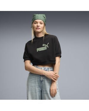 PUMA Elevated Essentials Relaxed Sweatshirt - Black