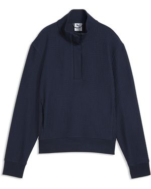 PUMA Boulder Half-Zip Golf Jacket - Blue