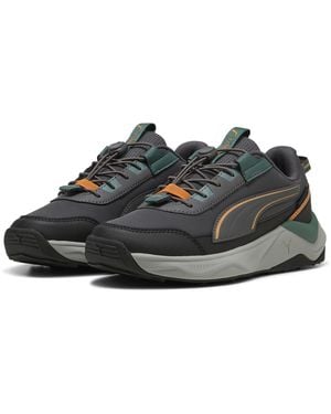PUMA Zapatillas Evolve 2.0 Trail Juveniles, Accesoiros, Gris - Negro
