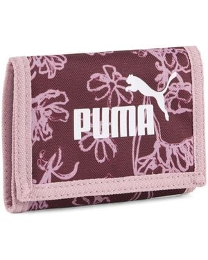 PUMA Portafoglio Con Stampa Integrale Phase, Accessori, Poised Rosa/Floral Aop - Viola