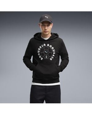PUMA Sudadera Con Capucha Borussia Mönchengladbach Ftblculture Para Hombre, Accesoiros, Negro