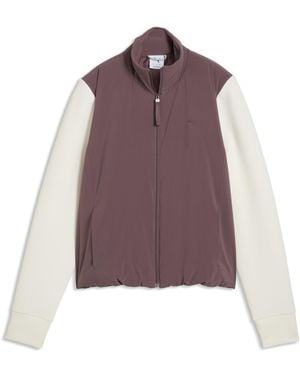 PUMA Cloudspun Fleece Hybrid Golf Jacket - Purple