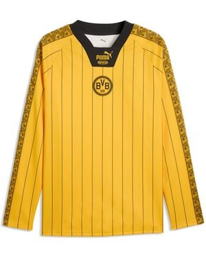 PUMA Camiseta De Manga Larga Borussia Dortmund King De Corte Holgado Para Hombre, Accesoiros, Amarillo