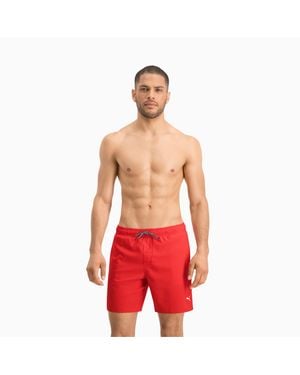 PUMA Swim Badeshorts - Rot