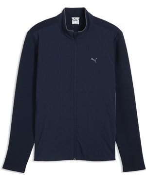 PUMA Cloudspun Fleece Hybrid Golf Jacket - Blue