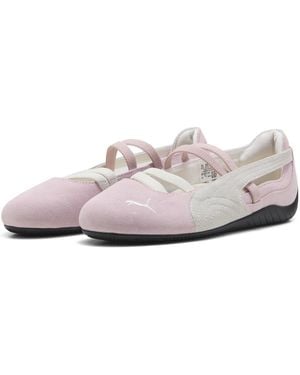 PUMA Speedcat Suede Ballet Trainers Shoes - White