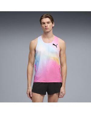 PUMA Lightspeed Ultraweave Graphic Laufshirt Herren, Kleidung - Lila