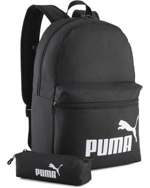 PUMA Ensemble Sac À Dos Et Trousse Phase (20 L) - Noir