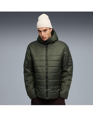 PUMA Ess Hooded Padded Jacket - Green