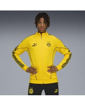 PUMA Giacca Borussia Dortmund King Anthem Da Uomo, Abbigliamento, Faster Giallo/Nero