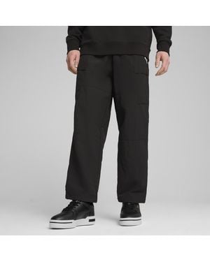 PUMA Closet Essentials Relaxed Cargo Pants - Black