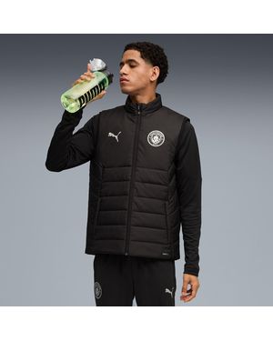 PUMA Manchester City Training Gilet Jacket - Black
