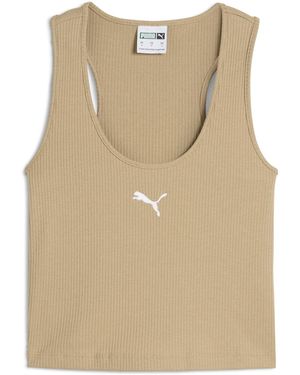 PUMA Dare To Muted Motion Tank Top - Metallic