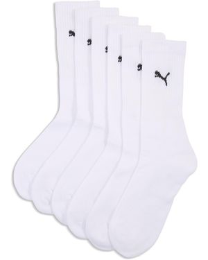PUMA Calcetines Crew Unisex - Negro