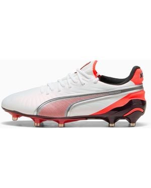 PUMA King Ultimate Fg/Ag Football Boots /Glowing - Red