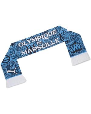 PUMA Bufanda Olympique De Marseille Essentials, Accesoiros, Azul