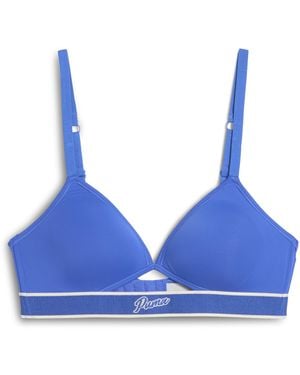 PUMA Top Corto Para Mujer - Azul