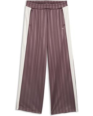PUMA T7 Relaxed Track Trousers - Purple