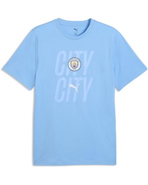 PUMA Manchester City Ftblculture T-Shirt - Blue