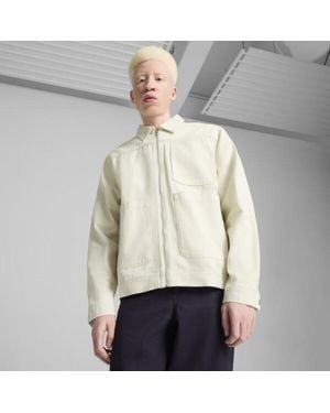 PUMA Mmq Zip Overshirt - Natural