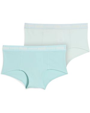 PUMA Culote Para Mujer (Paquete De 2) Ropa, Verde - Amarillo