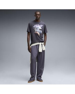 PUMA T7 Love Of The Cat Barrel Track Pants - Gray