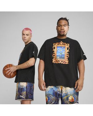 PUMA Dylan Exhibit Basketballshirt - Schwarz