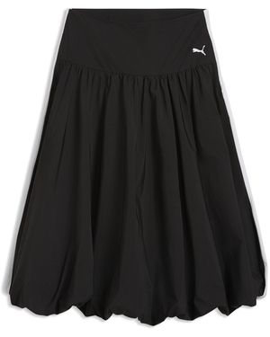 PUMA T7 Balloon Midi Skirt - Black