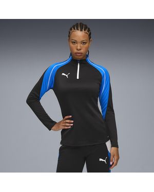 PUMA Individualblaze Voetbaltop Met Kwartrits Voor Blauw/Zwart/Wit, Maat