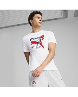 PUMA GRAPHICS Moto T-Shirt - Grau