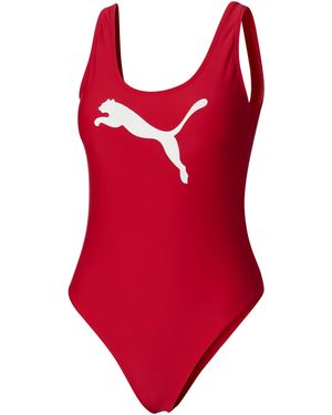 PUMA Swim One Piece Swimsuit - Red