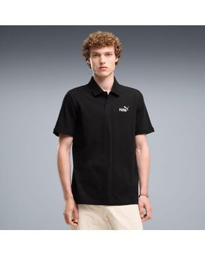 PUMA Essentials No. 1-logo Piqué Polo - Zwart