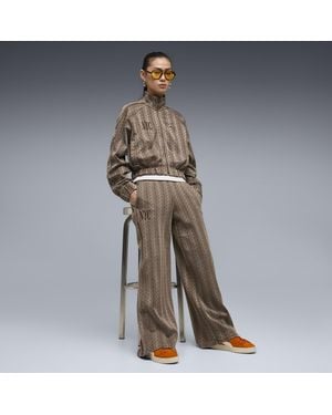 PUMA T7 Jacquard Nyc Track Pants - Brown