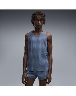 PUMA X Activewear Lightspeed Ultraweave Singlet Voor Maat - Blauw