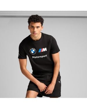 PUMA Bmw M Motorsport Essentials+ T-Shirt Voor Maat - Zwart