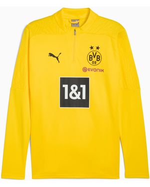PUMA Borussia Dortmund Trainingstop Met Kwartrits - Geel
