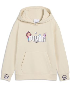 PUMA Sudadera Estampada Con Capucha X Gabby's Dollhouse De Corte Holgado Para Niños, Accesoiros, Blanco - Neutro