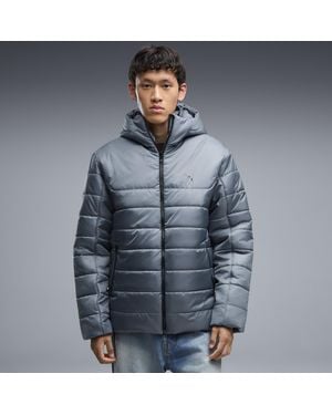 PUMA Essentials Gewatteerd Jack Met Capuchon Voor Maat - Blauw