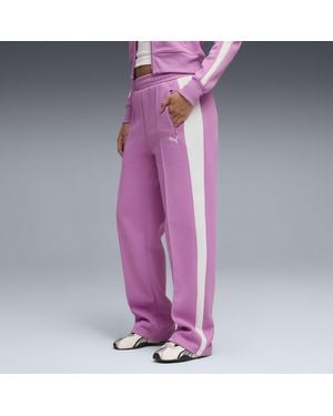PUMA T7 Straight Track Pants - Purple