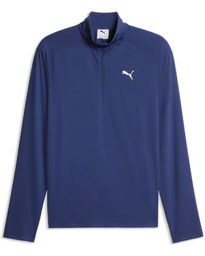 PUMA Portugal Trainingstop Mit Kurzem Reiãÿverschluss Herren, Accessoires - Blau