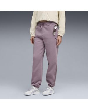 PUMA Essentials Satin Sweatpants Pant - Purple