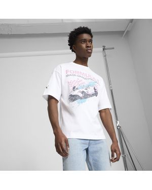 PUMA F1Â Miami Splash Graphic T-Shirt - White