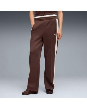 PUMA T7 Straight Track Trousers - Brown