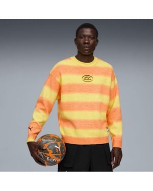 PUMA Lafrancã Heem Knit Jumper Shirt - Orange