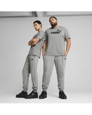 PUMA Pantalones De Chándal Semiajustados Essentials Con Logo N.º 1 Para Hombre - Gris