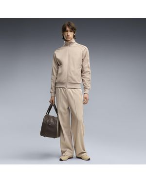 PUMA T7 Relaxed T7 Track Pants - Natural
