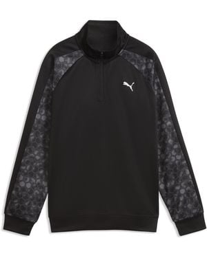 PUMA Sudadera Train All Day Essentials Con Cuello Con Cremallera Juvenil, Accesoiros, Negro