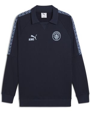 PUMA Manchester City King Drill Top Herren - Blau